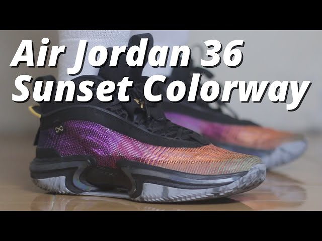 The Nike Air Jordan 36 Review (Sunset Colorway)