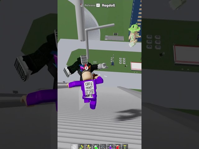 Roblox Ragdoll But I help people down stairs #roblox #robloxedit #robloxshorts