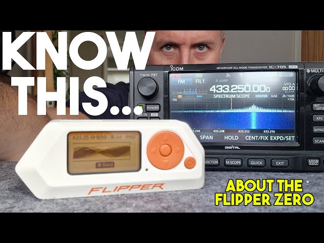 KNOW THIS ABOUT THE FLIPPER ZERO...