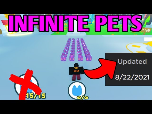 INFINITE PETS in Pet Simulator X (THE GAME UPDATED!!!)