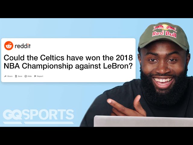 Boston Celtics' Jaylen Brown Replies to Fans on the Internet | Actually Me | GQ Sports