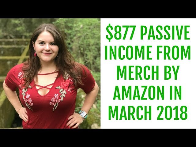 $877 in March with Merch by Amazon - Making Money While I'm in the Woods!