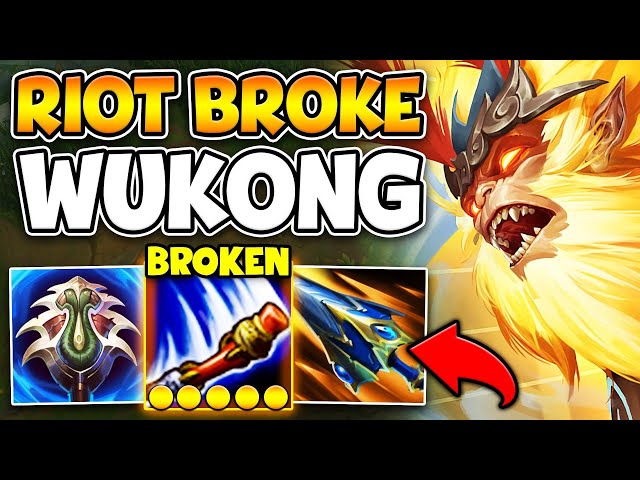 THIS WUKONG BUILD IS DESTROYING TOP LANE! THIS IS SO STUPID BROKEN TO PLAY!