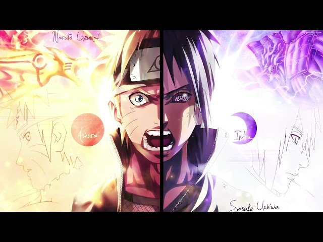 Angry Naruto and Sasuke live wallpaper