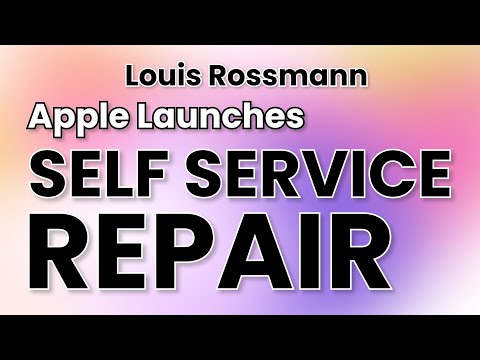Apple's self service repair program got released, let's check it out