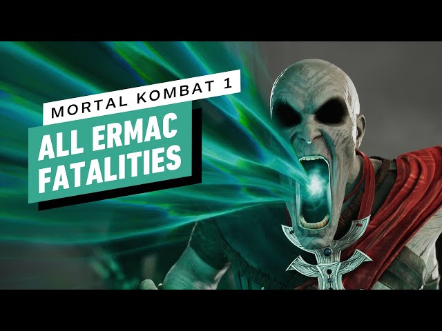 Mortal Kombat 1 - Ermac Fatalities and Fatal Blow