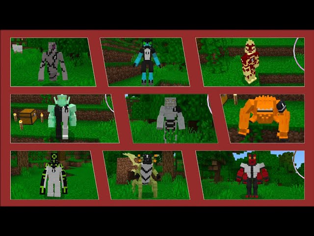 🆕🆓 ADD-ON BEN 10 POWER OF THE OMNITRIX NEW ALIEN AND ENEMIES MINECRAFT📱ANDROID (mcpe v1.20.51.01)