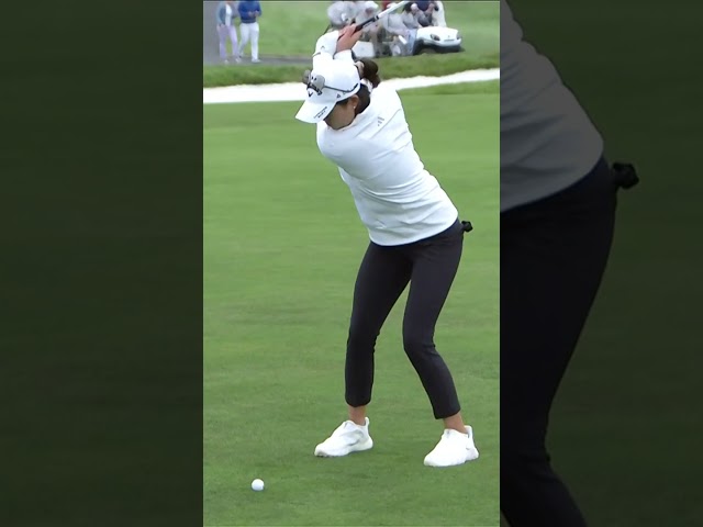 Rose Zhang's swing in slo-motion 🌹🏌️‍♀️ #golfswing #slowmotion #uswomensopen