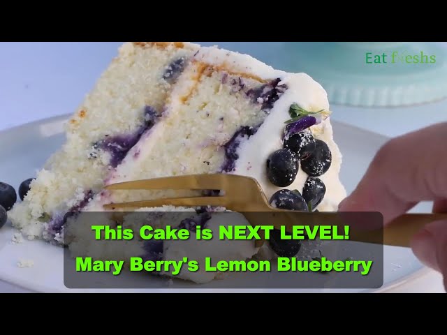 This Cake is NEXT LEVEL! Mary Berry's Lemon Blueberry |