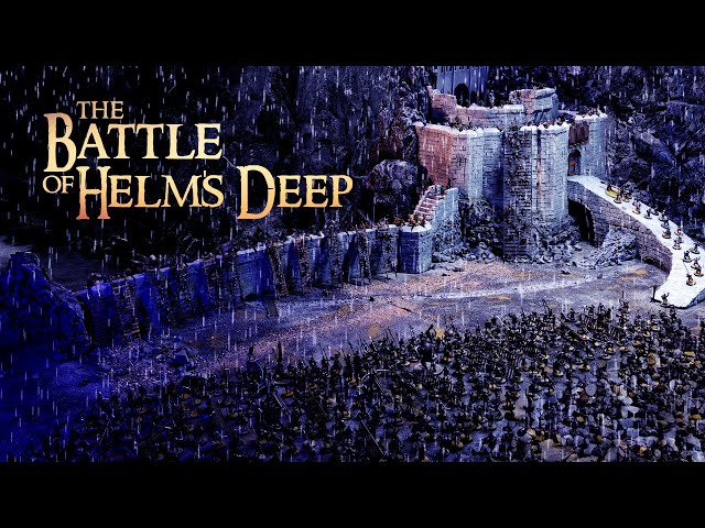A massive game of Lord of the Rings. The Battle for Helm's Deep! | Middle-Earth Strategy Battle Game