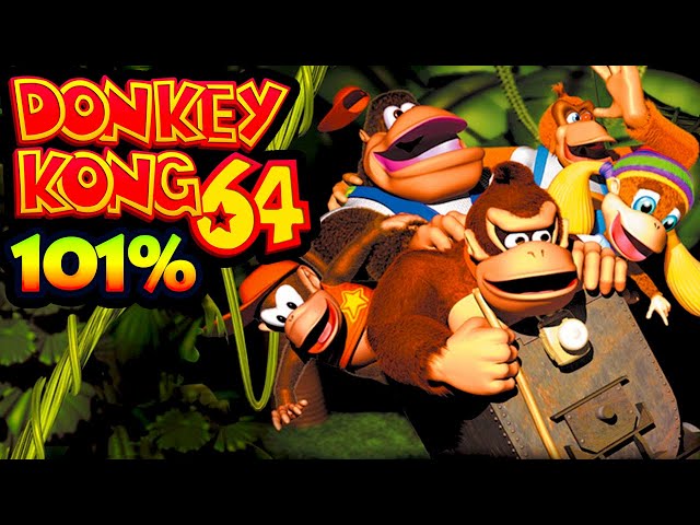 Donkey Kong 64 - 101% Longplay Full Game Walkthrough Guide No Commentary Gameplay Playthrough