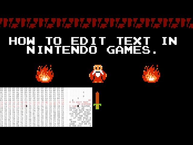How to Edit Text in Nintendo Games - NES Hacking: Part 4
