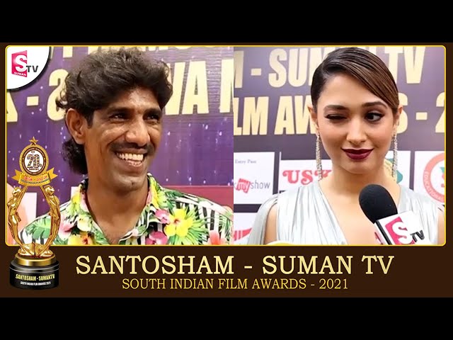 Durga Rao, Tamanna Bhatia Visuals at Santhosham SumanTV Awards 2021 | SumanTV Telugu | Awards 2021