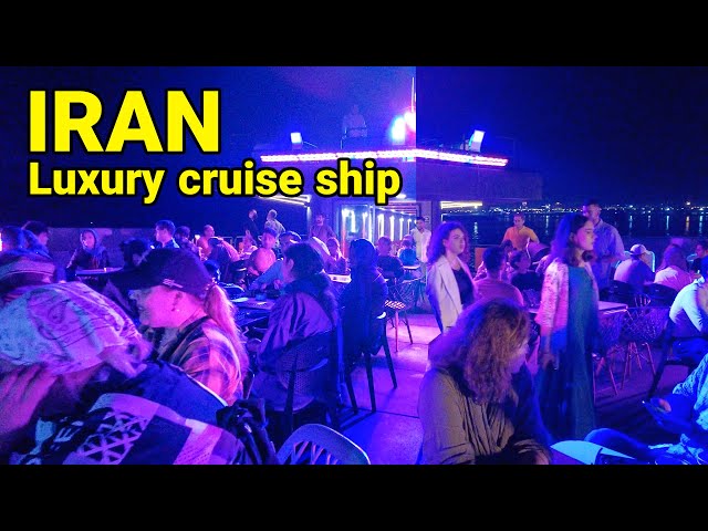 Luxury Cruise Ship In IRAN 2023 Kish Island 🇮🇷 Iranian NightLife Vlog ایران