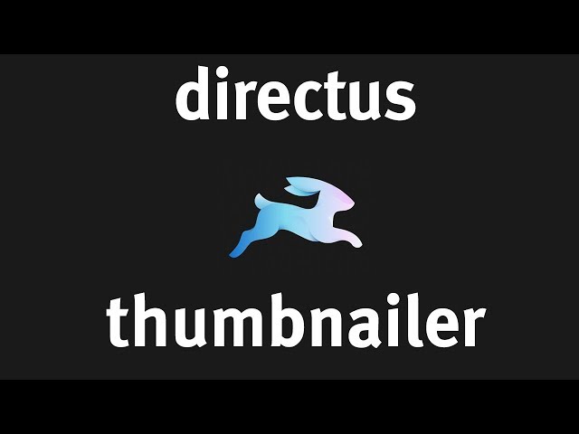 Easy Automatic Thumbnails with Directus