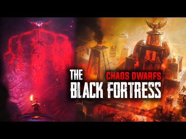 The Black Fortress of the Chaos Dwarfs and Drazhoath the Ashen - TW: Warhammer 3 - Warhammer Lore
