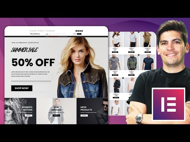 How To Make an eCommerce Website With Wordpress and Elementor 2024 [Elementor Tutorial]✅