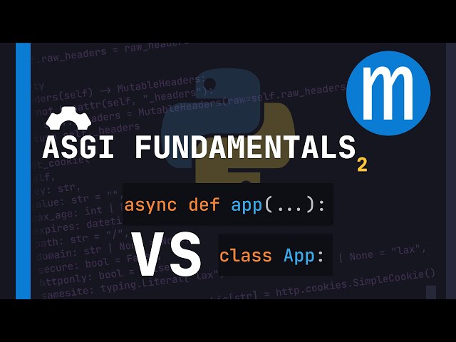 ASGI Fundamentals 2: Application classes vs. functions