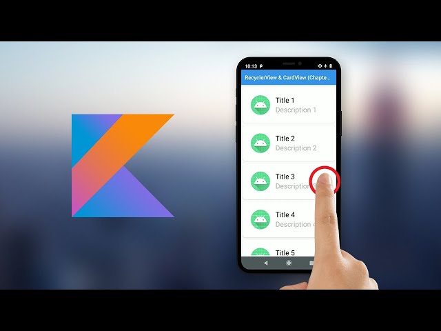 Creating a RecyclerView that handles Click Events in Android Studio (Kotlin 2020)