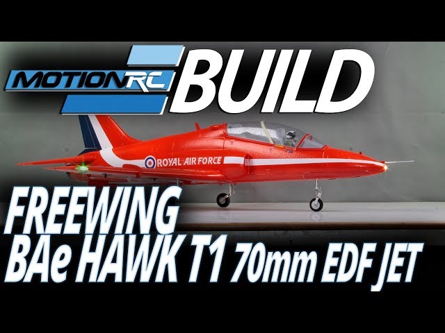 Freewing BAe Hawk T1 70mm EDF Jet - Build Video - MotionRC