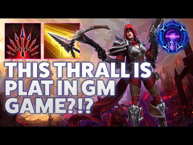 Valla Strafe - THIS THRALL IS PLAT IN GM GAME?!? - Grandmaster Storm League