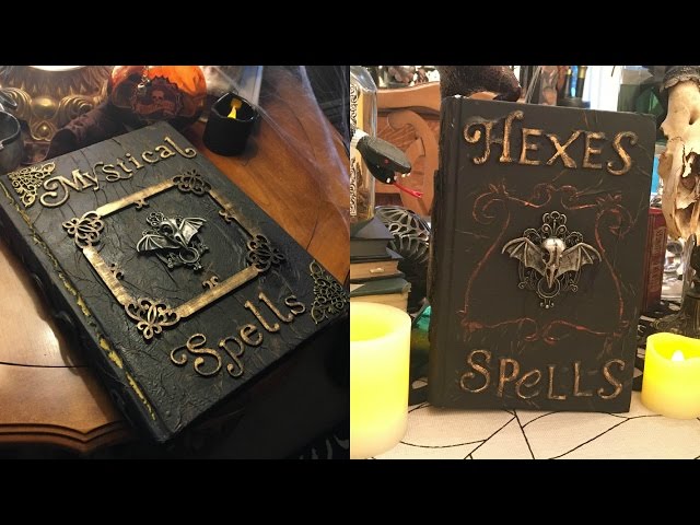 How To Make Halloween Spell Books ~ DIY ~ She's In Her Apron