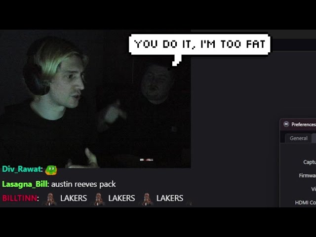 xQc & Jesse almost Fight after Jesse says he's too fat to fix a wire