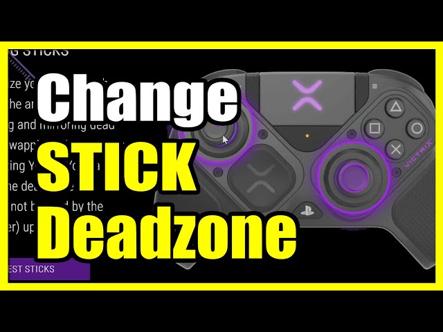 How to Adjust the DEADZONE to ZERO on Victrix Pro BFG Controller on Control Hub App (Thumbsticks)