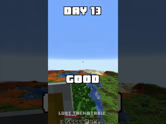 100 Days - [Minecraft Shorts] - Day 13 #minecraft #100days