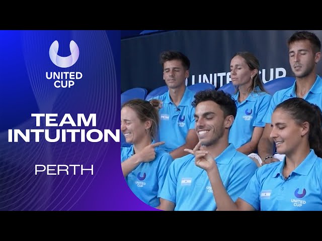 Perth squads take on the Intuition Challenge ☝️ | United Cup 2023