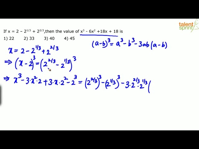 Algebra | Additional Example - 1 | Quantitative Aptitude | TalentSprint Aptitude Prep