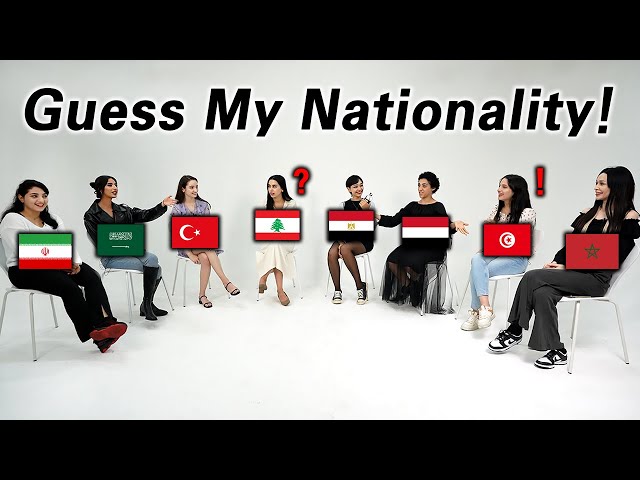 8 Middle Easterns Guess Each Others' Nationality!! (What country I'm From?)