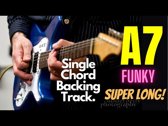 Single Chord Backing Track in A