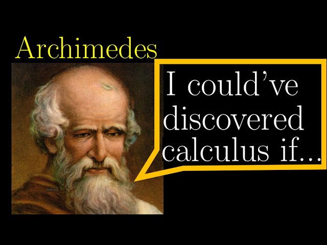 Ancient Greeks (Archimedes) almost discovered calculus! | DIw/oI #4