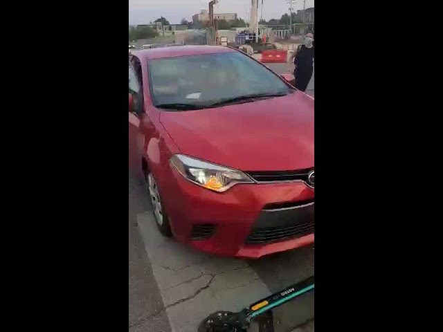 Video shows people hit by car in Bloomington after protest (Video By Jaren Vaught)