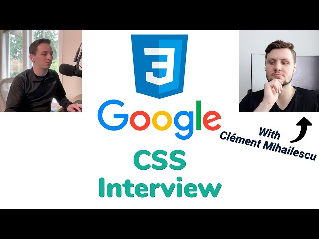 Frontend CSS Coding Interview | Ft. Clément Mihailescu