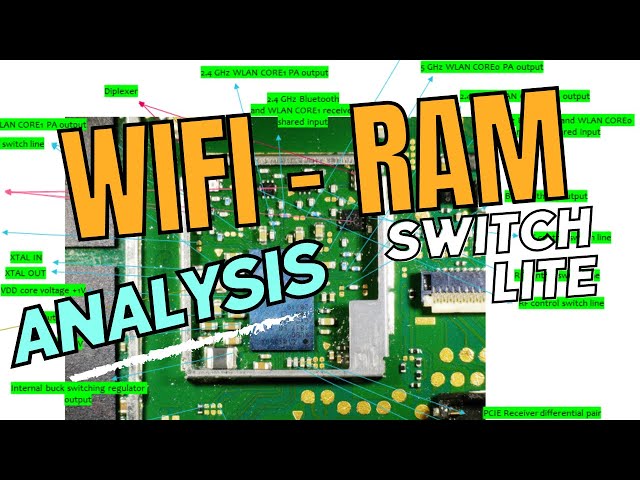 The Secret of Nintendo Switch LCD, WIFI and RAM Circuit Exposed! - Analysis PART 3
