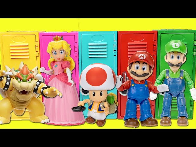 The Super Mario Bros Movie DIY Custom Back to School Locker Organization COMPILATION!