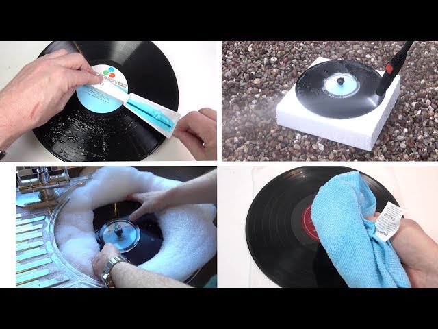 A few ways to not really clean a record