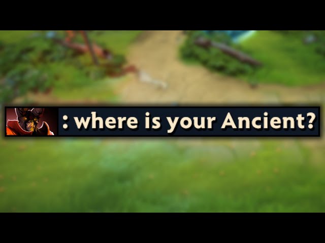Where is your Ancient? Dota2