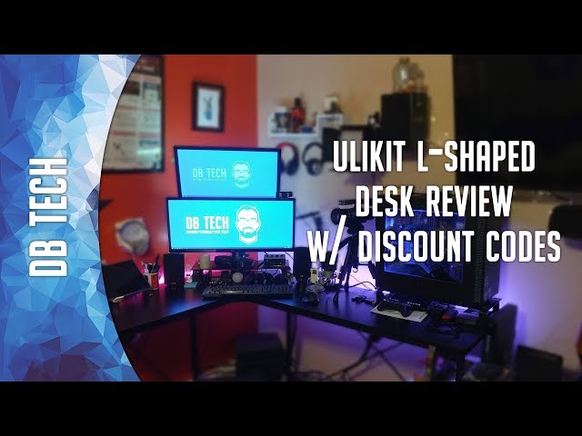 Ulikit L-Shaped Desk Review w/ Discount Codes!