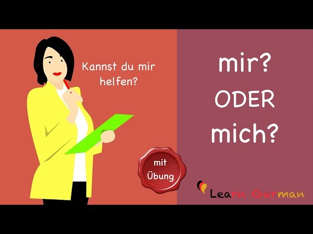 Learn German | Common Mistakes in German | mir oder mich | A1 | A2