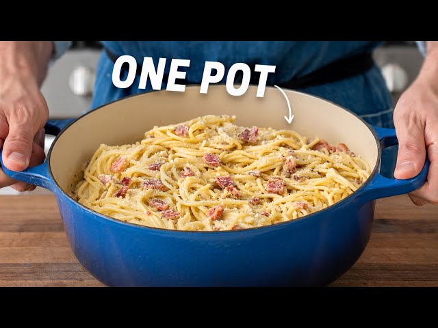 The Faster BETTER way to make Carbonara (25 Mins!)