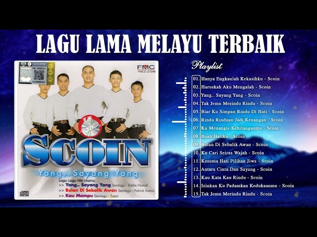 SCOIN FULL ALBUM - Koleksi Lagu Popular Nyanyian SCOIN - LAGU LAMA MELAYU TERBAIK
