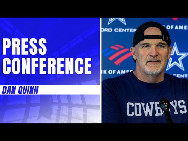 DC Dan Quinn: We Expect Him on the Sideline Sunday | #PHIvsDAL | Dallas Cowboys 2023