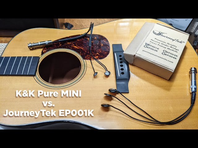 K&K Pure Mini Vs. Journey Instruments Piezo Pickup
