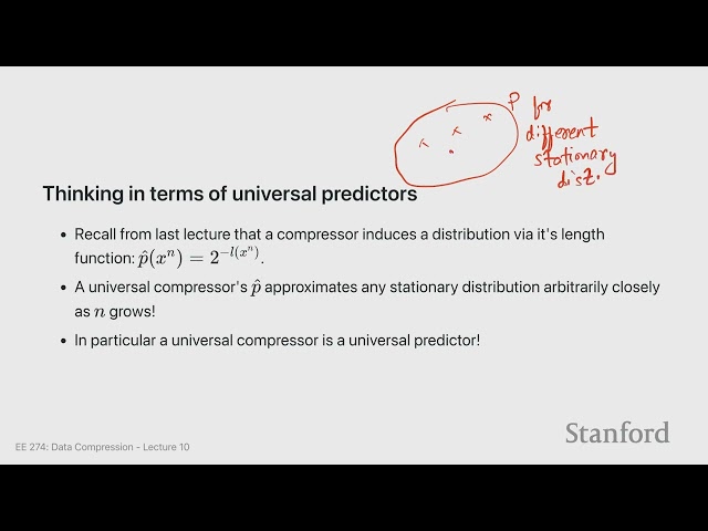 Stanford EE274: Data Compression I 2023 I Lecture 10 - LZ and Universal Compression