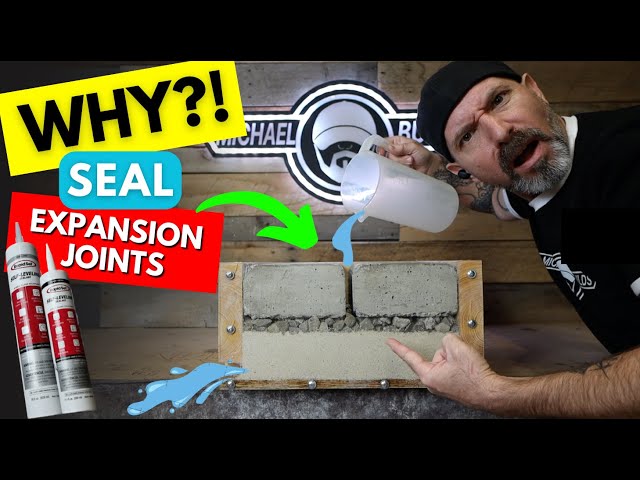 how and WHY you should seal your expansion joints with Self Leveling Sealant