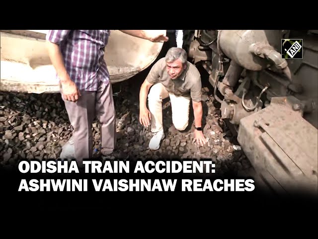“Big tragedy…” Railways Minister Ashwini Vaishnaw after reaching the train accident site in Odisha