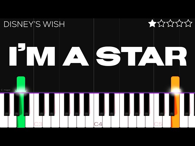 Disney’s Wish - I’m A Star | EASY Piano Tutorial